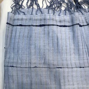 Vix blue sheer scarf